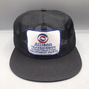Vintage Allison Transmission Mesh Trucker Hat Cap K-Products Adjustable EUC